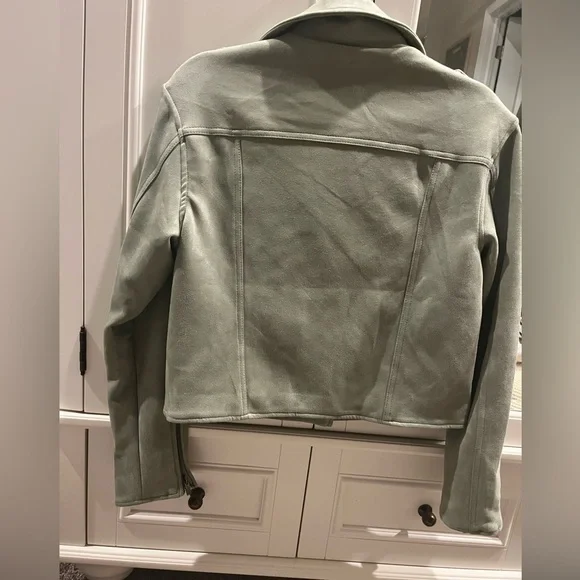 Jackie Kut from the Kloth Sage Faux Suede Moto Jacket - Picture 6 of 7